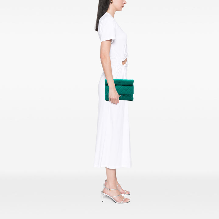 CC Matelassé Jersey Roll Pochette Vert