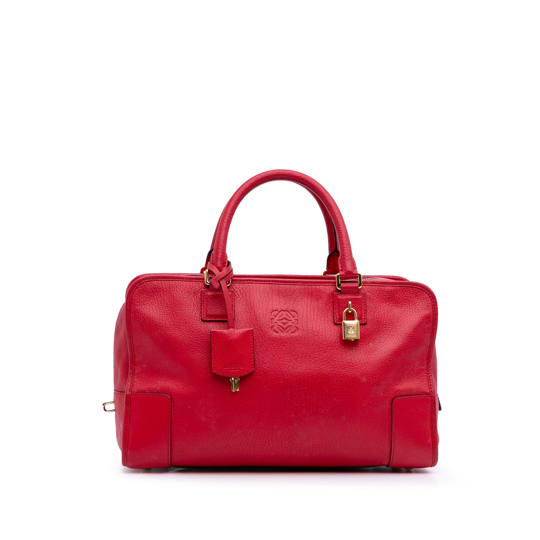 LOEWE Leather Amazona 36 Rouge – GABY PARIS Authentique