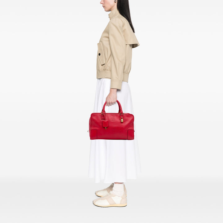 LOEWE Leather Amazona 36 Rouge – GABY PARIS Authentique