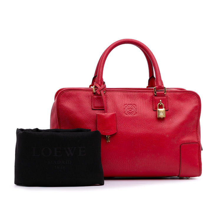 LOEWE Leather Amazona 36 Rouge – GABY PARIS Authentique