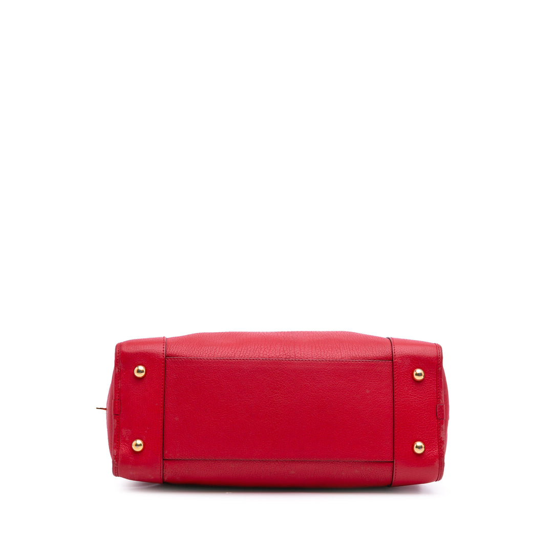 LOEWE Leather Amazona 36 Rouge – GABY PARIS Authentique