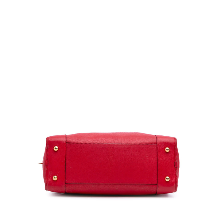 LOEWE Leather Amazona 36 Rouge – GABY PARIS Authentique