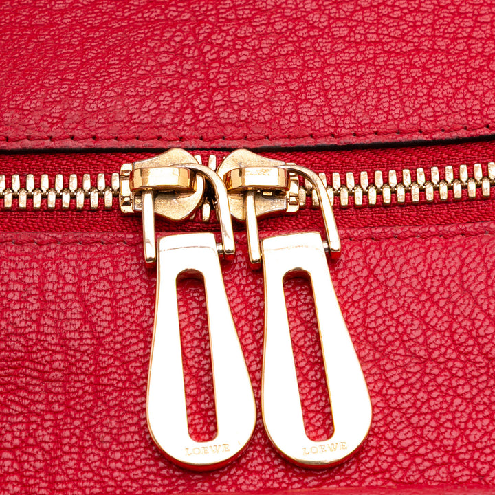 LOEWE Leather Amazona 36 Rouge – GABY PARIS Authentique