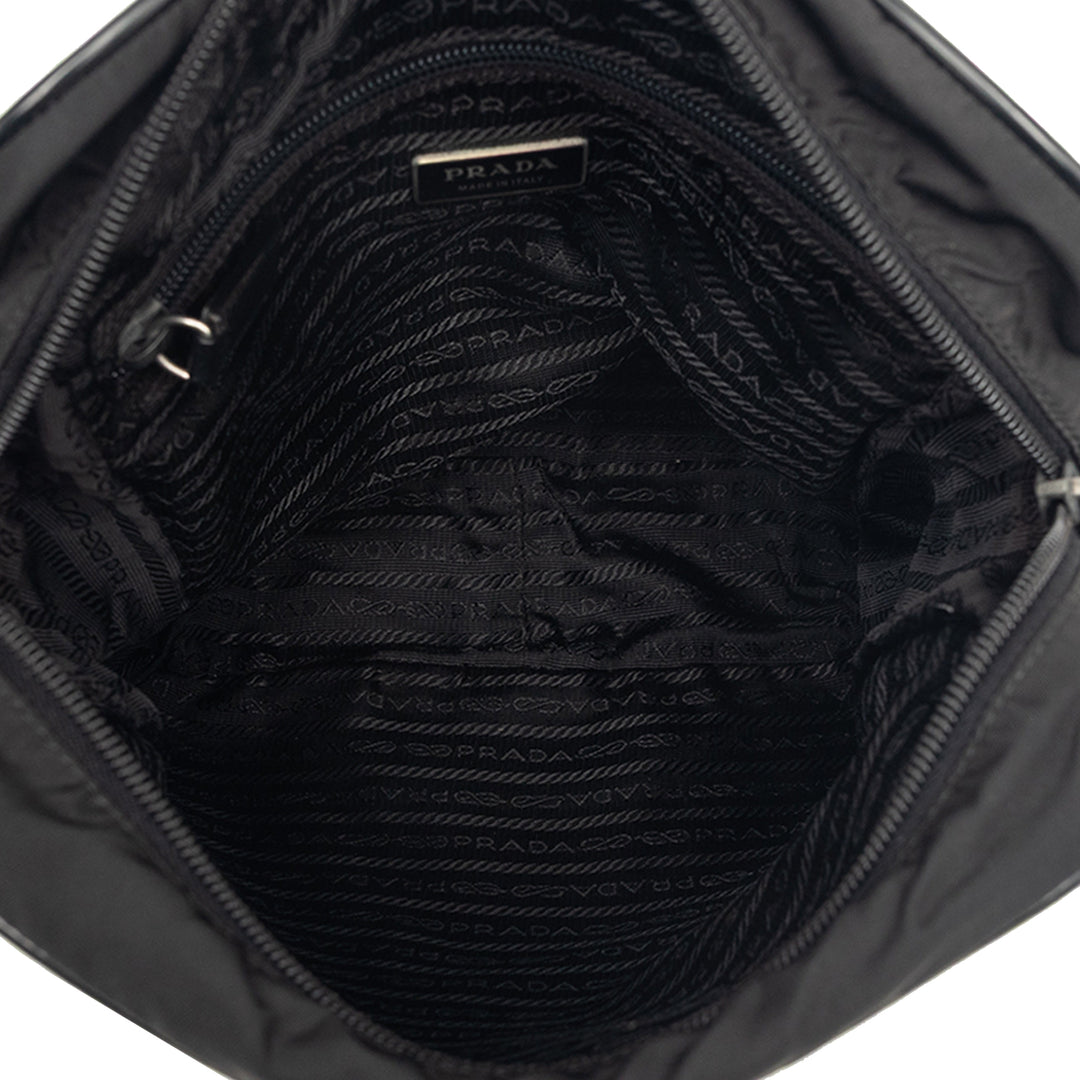 Prada Tessuto Zip Top Sac porté croisé