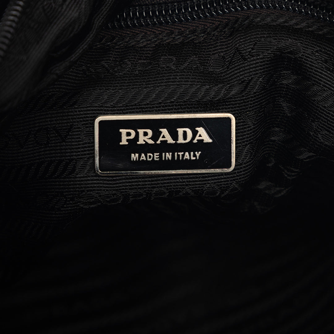 Prada Tessuto Zip Top Sac porté croisé