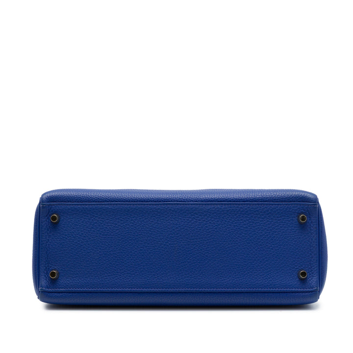 Hermès Kelly II Retourne 32 Togo Bleu – vue 3 – GABY PARIS