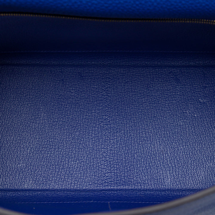 Hermès Kelly II Retourne 32 Togo Bleu – vue 4 – GABY PARIS
