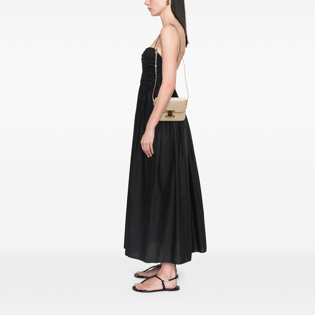 Celine Teen brillant Cuir de veau Triomphe Sac porté croisé