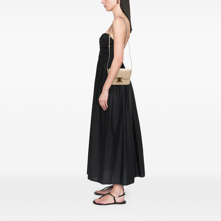 Celine Teen brillant Cuir de veau Triomphe Sac porté croisé
