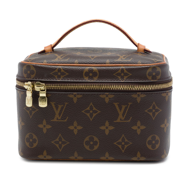 Nice Vanity Mini Monogram Marron