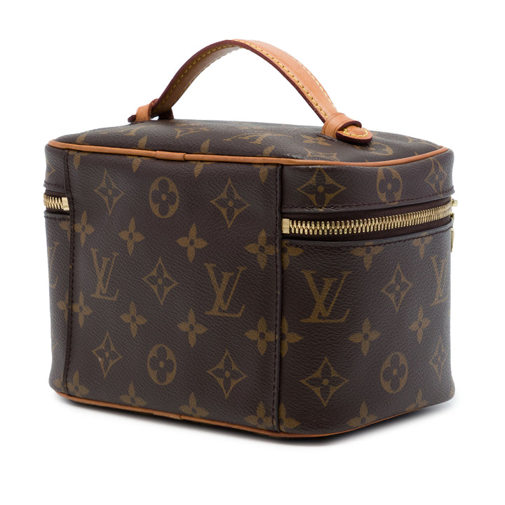 Nice Vanity Mini Monogram Marron