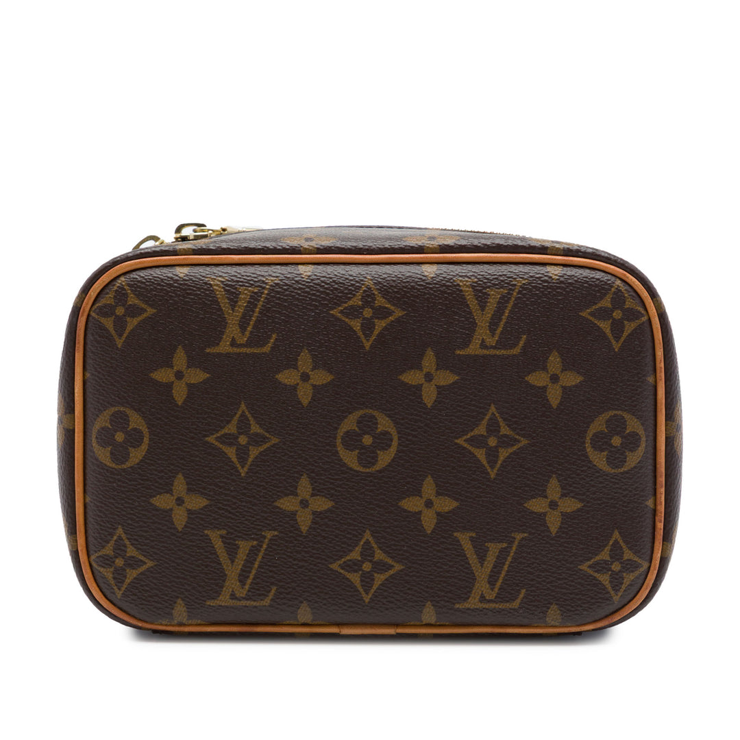 Nice Vanity Mini Monogram Marron