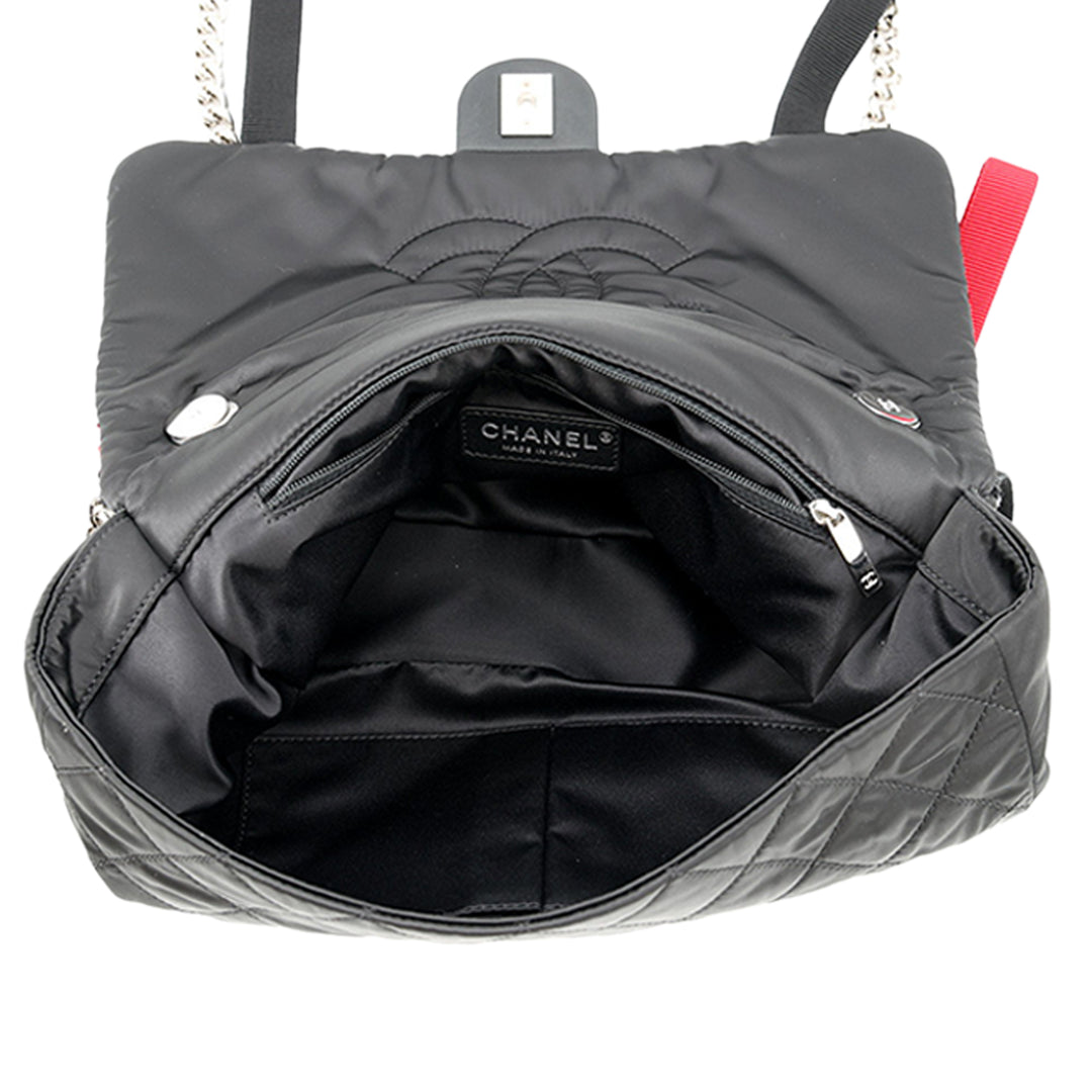 Chanel Matelassé et Astronaut Essentials à rabat Tweed Noir – vue 5 – GABY PARIS