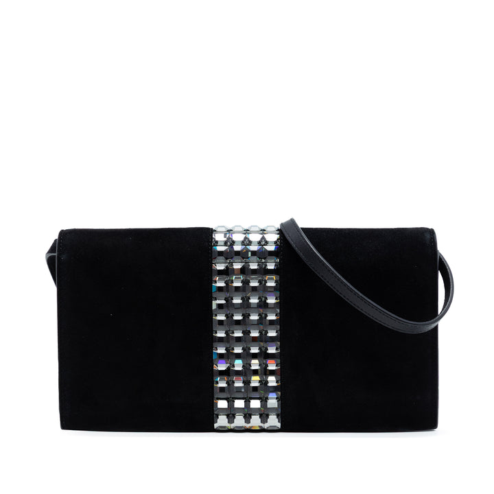Cristal Orné Sac Noir
