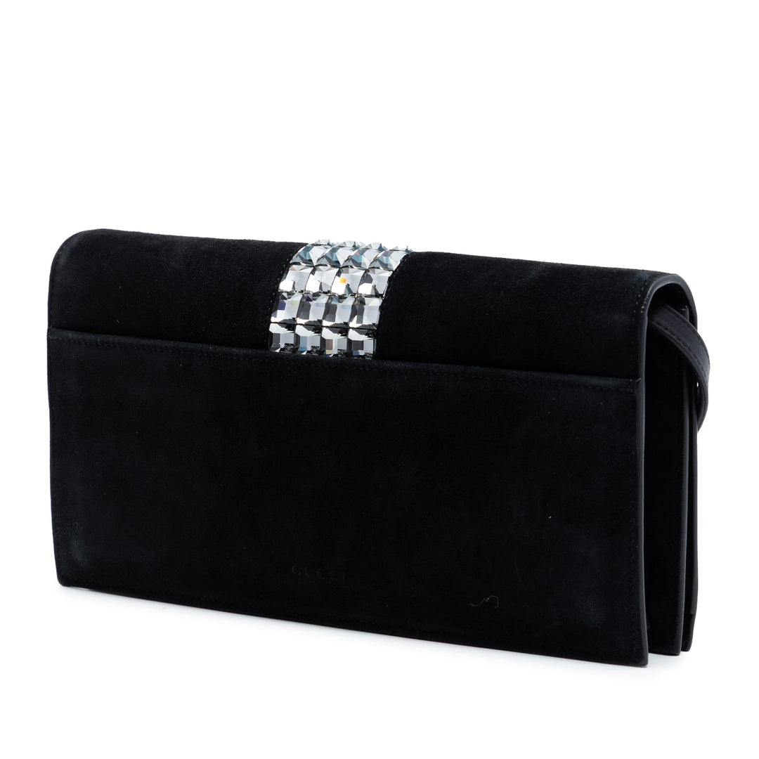Cristal Orné Sac Noir