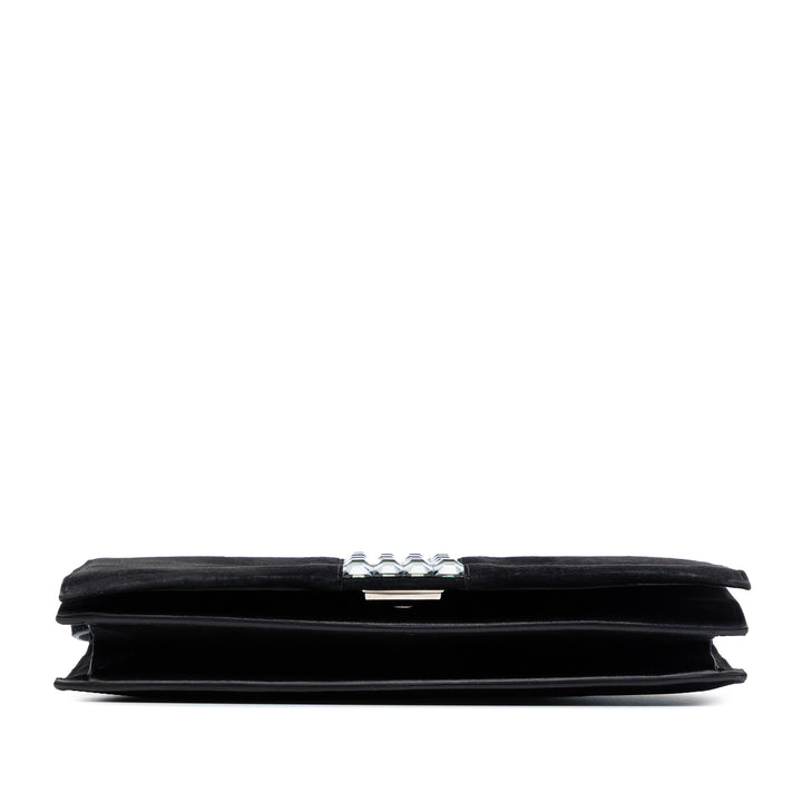 Cristal Orné Sac Noir