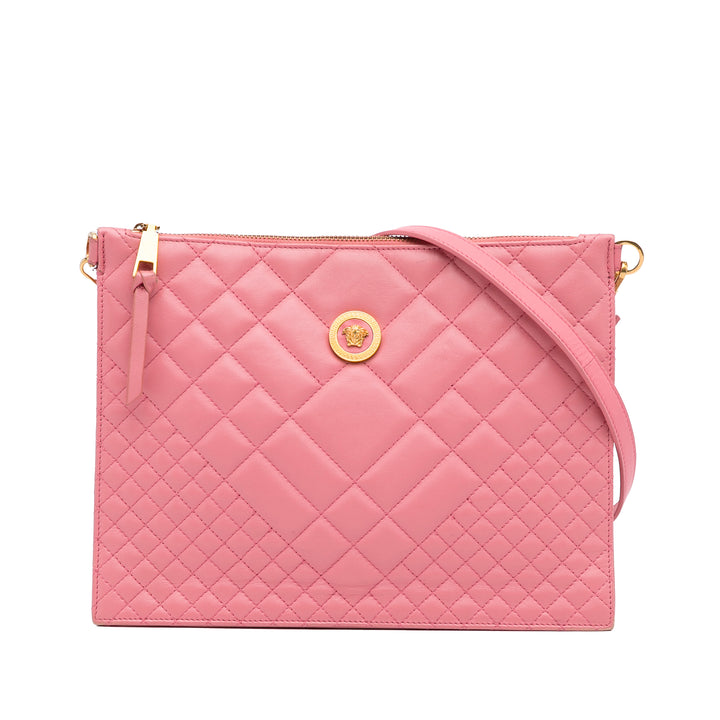 Quilted Medusa Crossbody Pink - Gaby Paris