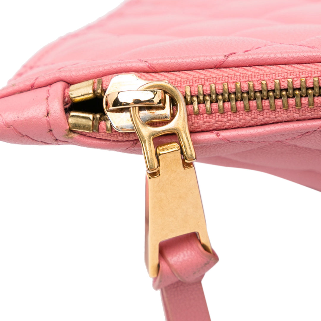 Quilted Medusa Crossbody Pink - Gaby Paris