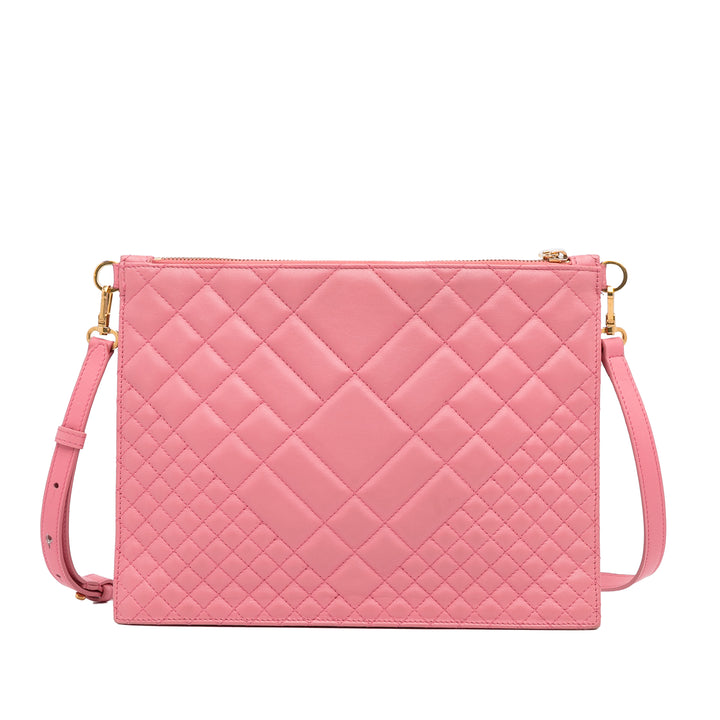 Quilted Medusa Crossbody Pink - Gaby Paris