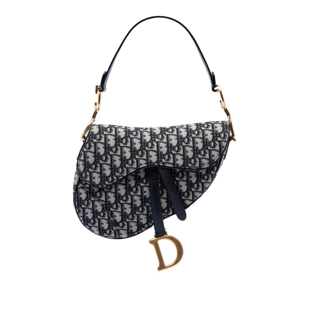 Saddle Sac Oblique Bleu