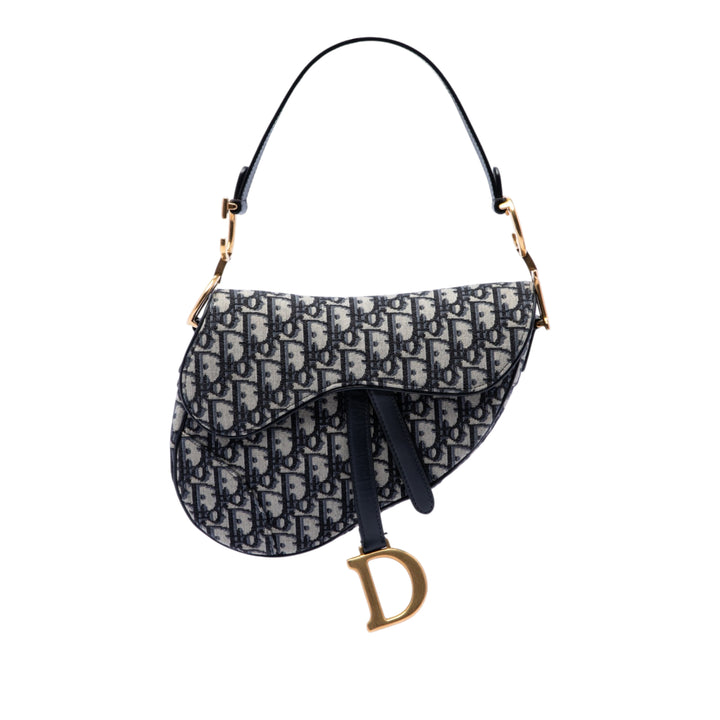 Saddle Sac Oblique Bleu