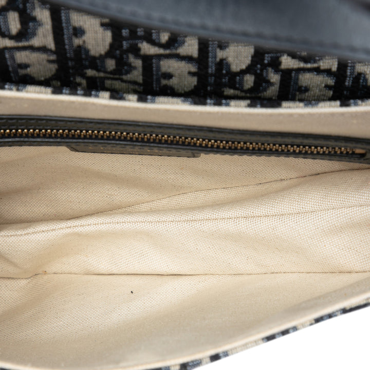 Saddle Sac Oblique Bleu