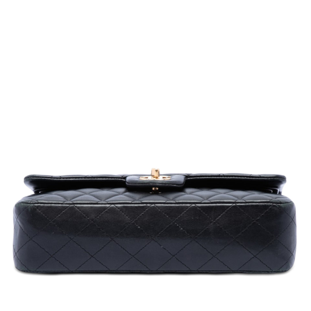 Chanel Medium Classic Cuir d’agneau Double rabat