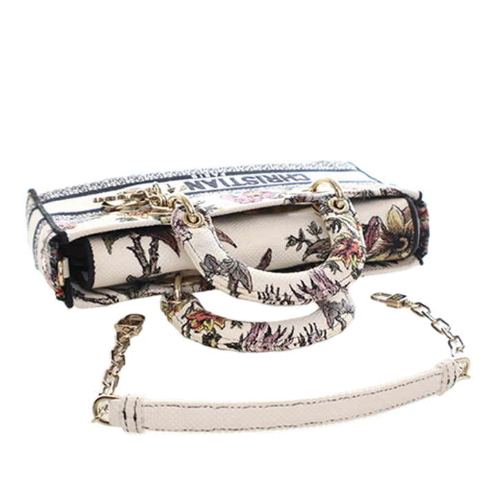 Dior Medium brodé Toile Lady D Joy