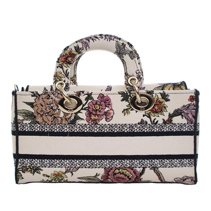 Dior Medium brodé Toile Lady D Joy