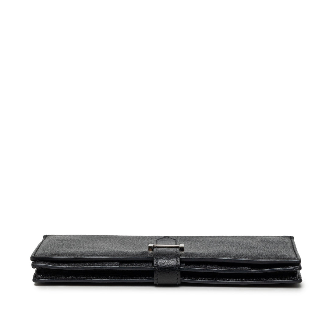 Hermès Chevre Mysore Bearn Soufflet Portefeuille long