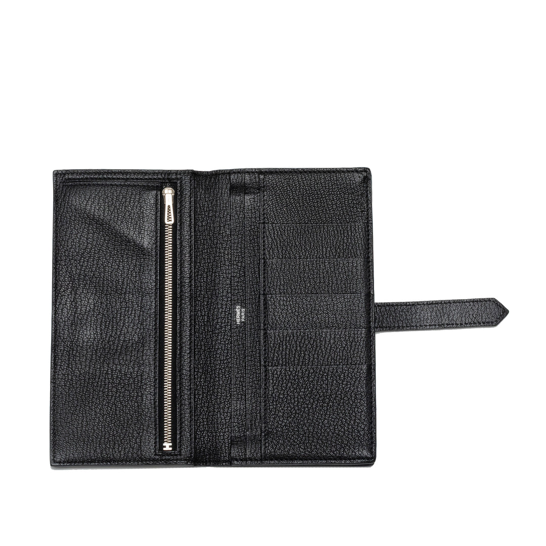 Hermès Chevre Mysore Bearn Soufflet Portefeuille long