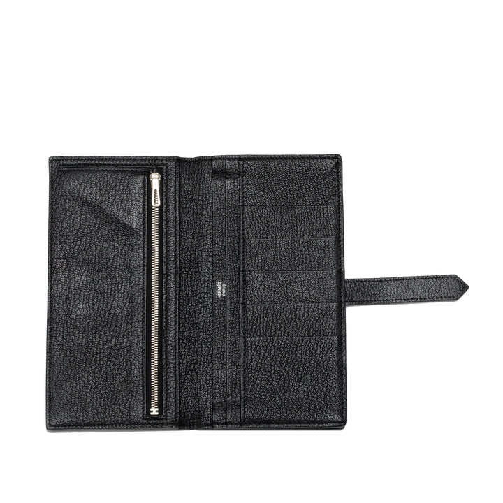 Hermès Chevre Mysore Bearn Soufflet Portefeuille long