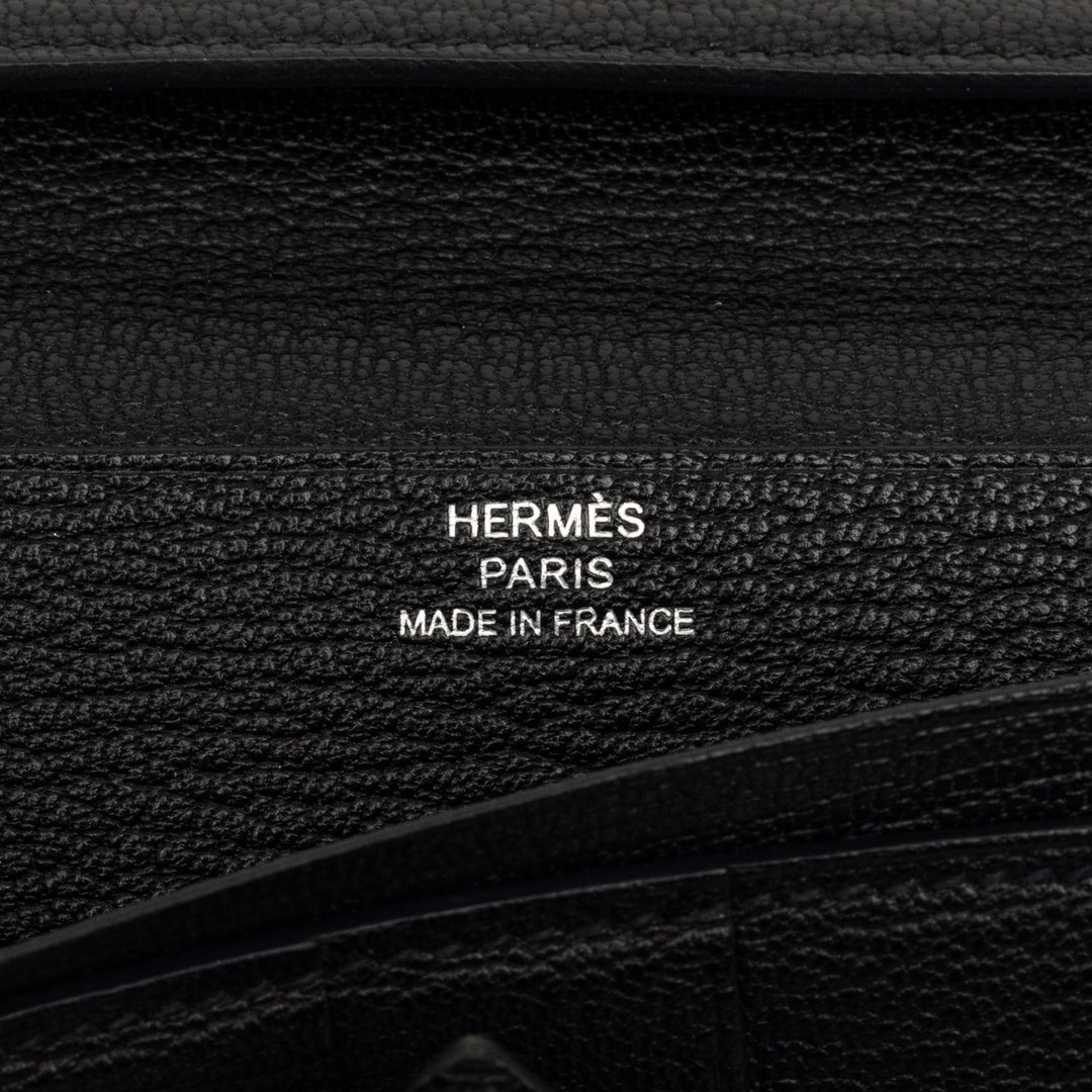 Hermès Chevre Mysore Bearn Soufflet Portefeuille long