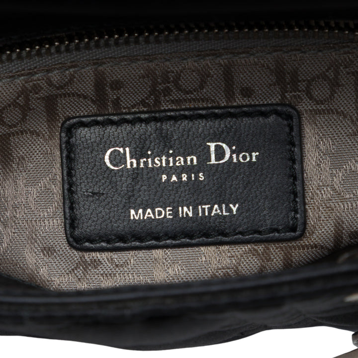 Dior Sac à main Lady Dior Cannage Swarovski Cristal Mini Noir – vue 5 – GABY PARIS