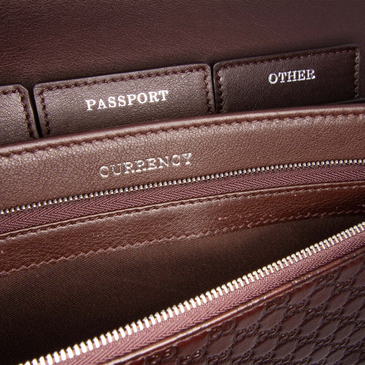 Microguccissima Travel Organizer Brown - Gaby Paris