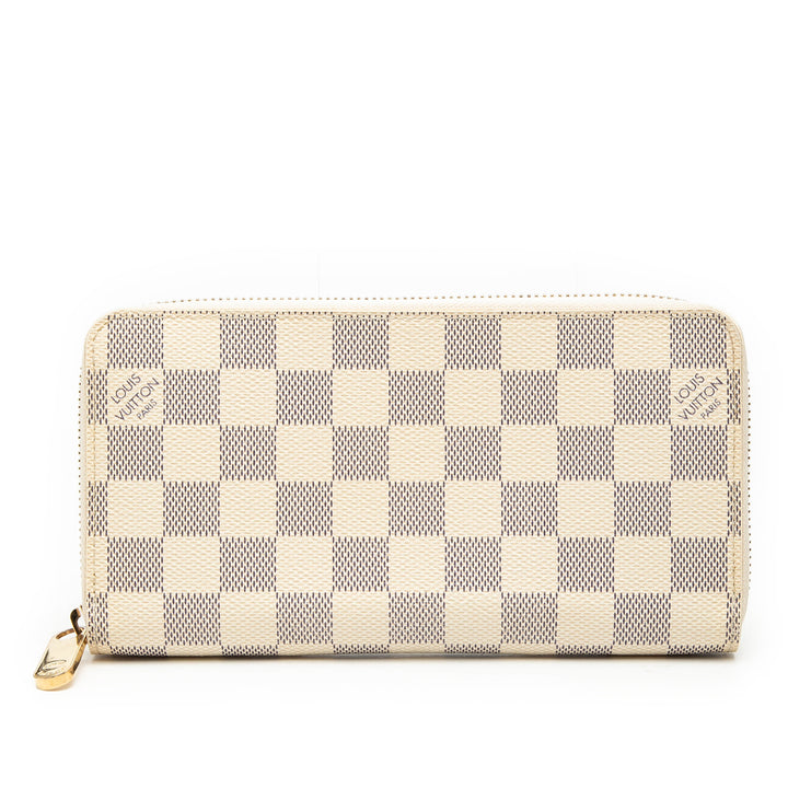 Louis Vuitton Damier Azur Zippy Portefeuille