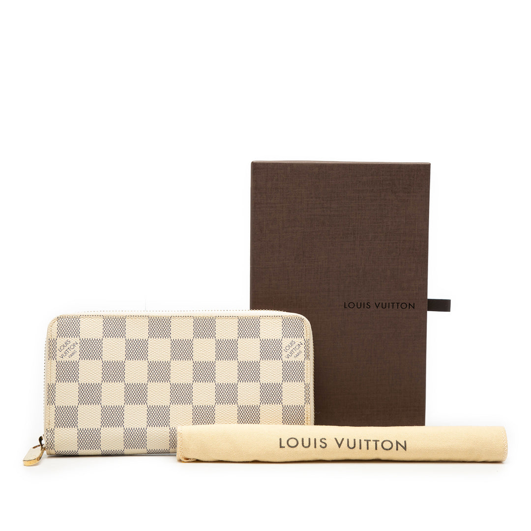 Louis Vuitton Damier Azur Zippy Portefeuille
