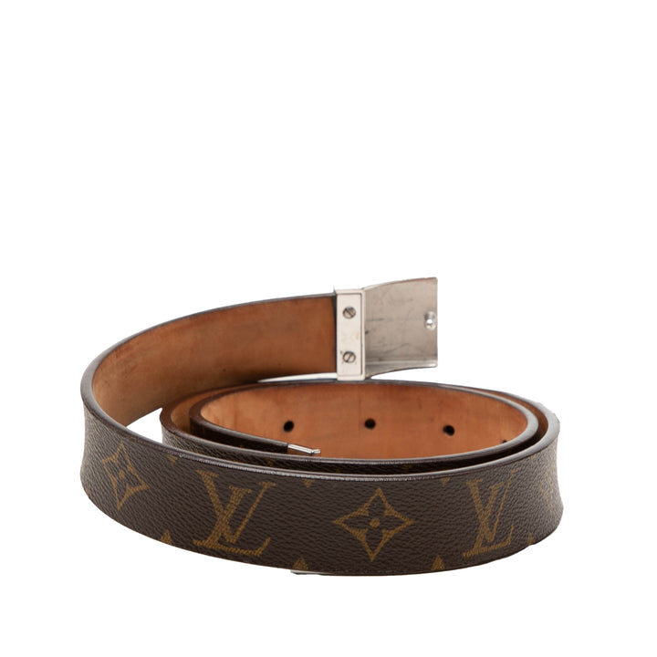 Louis Vuitton Ceinture Ceinture Monogram Marron – vue 3 – GABY PARIS