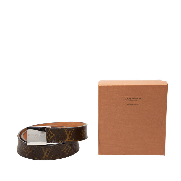 Louis Vuitton Ceinture Ceinture Monogram Marron – vue 8 – GABY PARIS