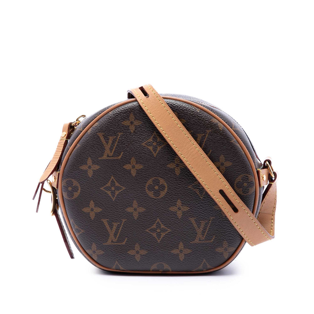 Louis Vuitton Boite Chapeau Souple PM Monogram Marron – vue principale – GABY PARIS