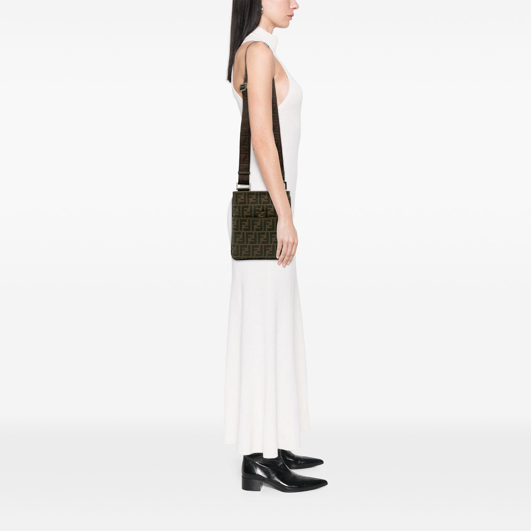 Fendi Zucca Spalmati Sac porté croisé