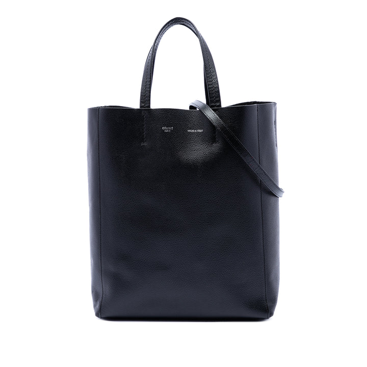 Celine Small Cuir de veau grainé Cabas vertical
