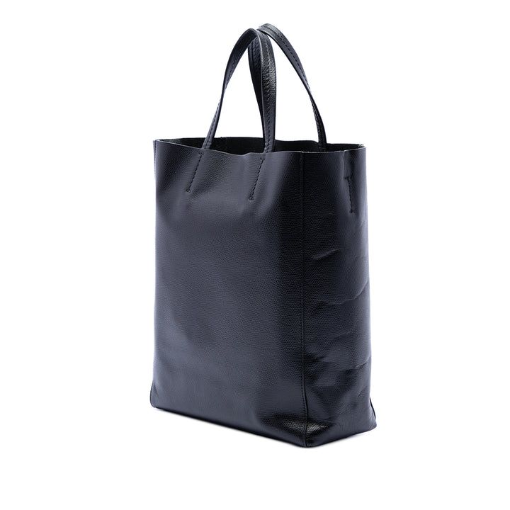 Celine Small Cuir de veau grainé Cabas vertical