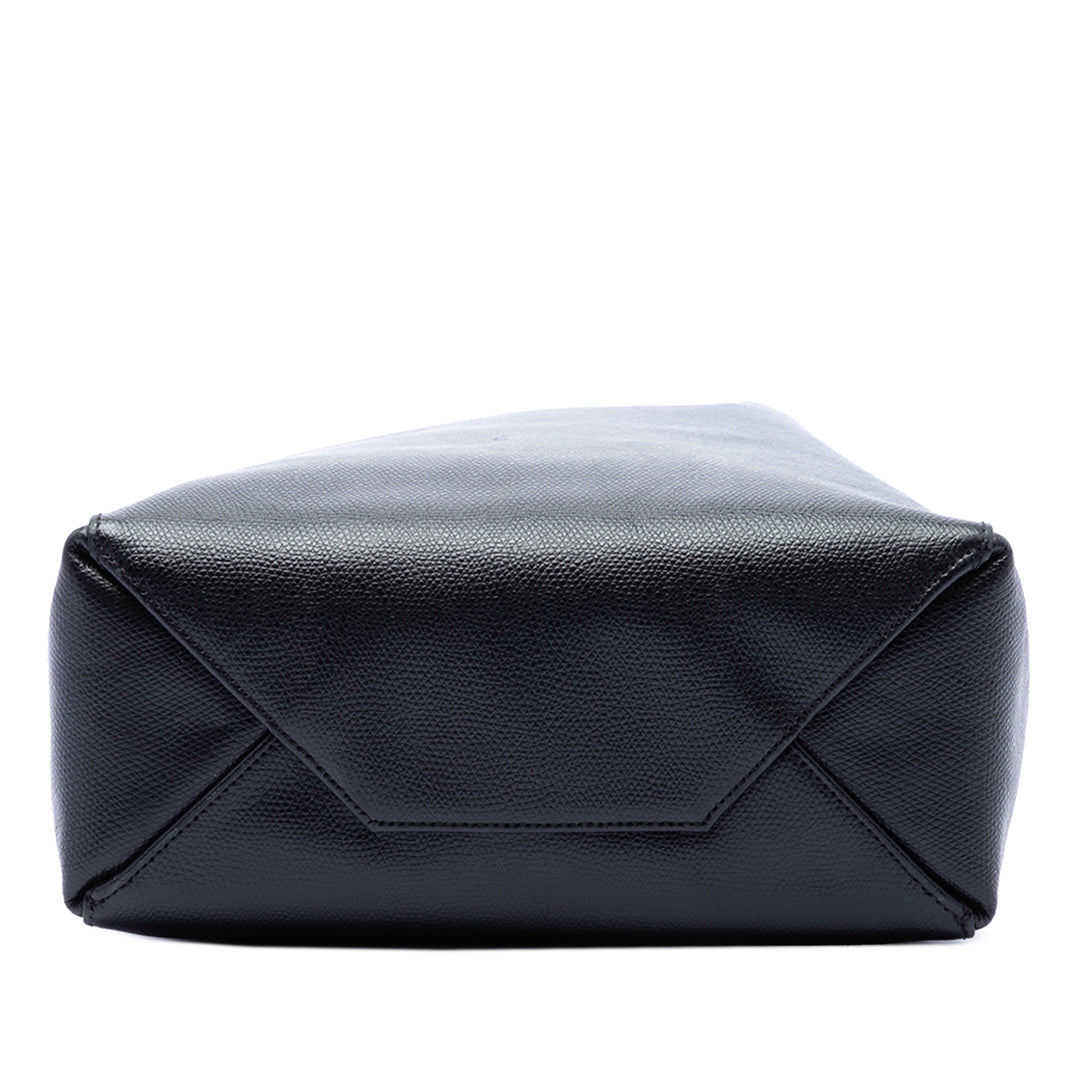 Celine Small Cuir de veau grainé Cabas vertical