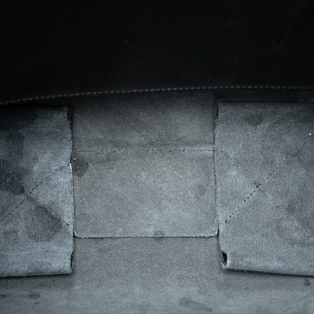 Celine Small Cuir de veau grainé Cabas vertical