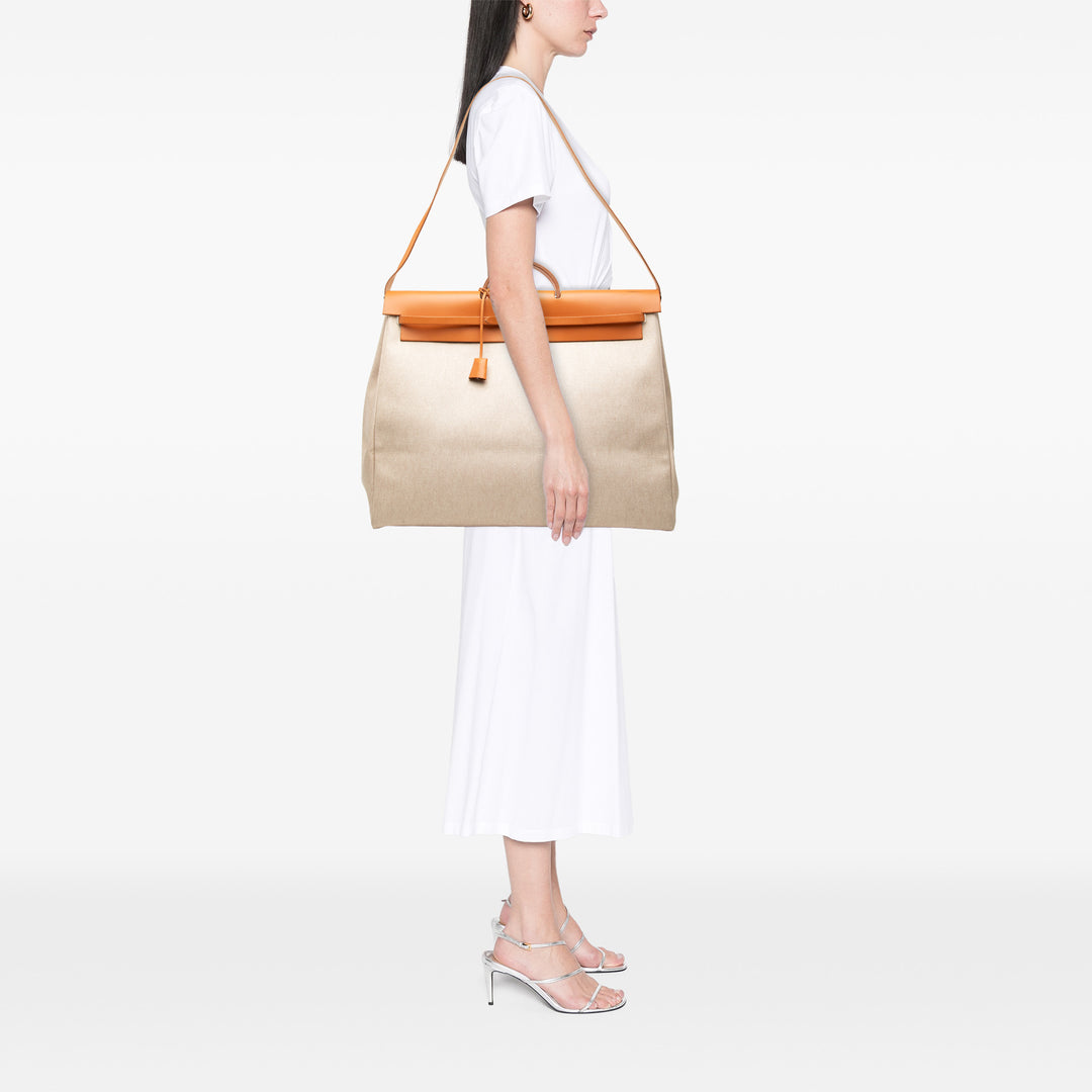 Hermès Toile Herbag 50