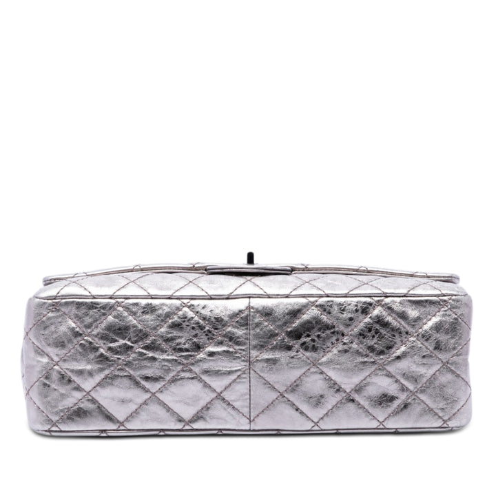 Chanel Matelassé Metallic vieilli Cuir de veau Reissue 2.55 Double rabat 226