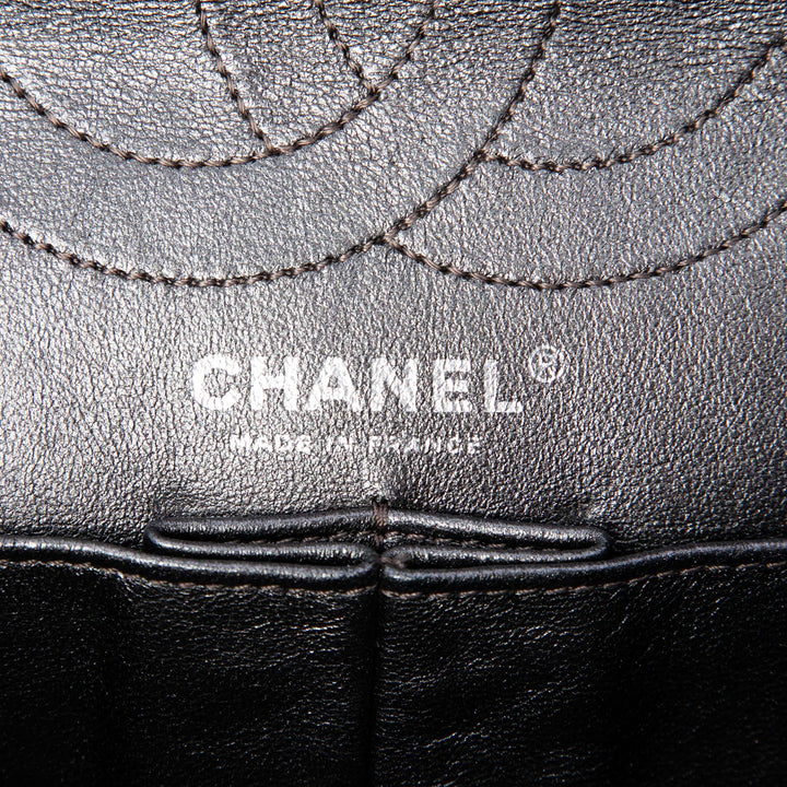 Chanel Matelassé Metallic vieilli Cuir de veau Reissue 2.55 Double rabat 226