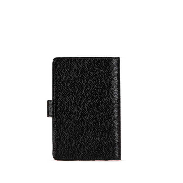 Mini Caviar CC Notebook Cover Black - Gaby Paris