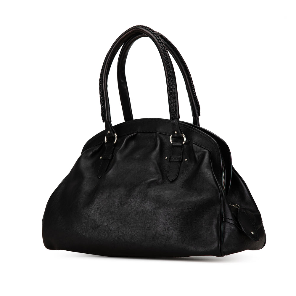 Large Calfskin My Dior Frame Handbag Black - Gaby Paris